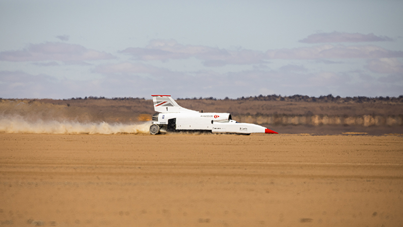 Driver wanted to break land speed record with Bloodhound Image